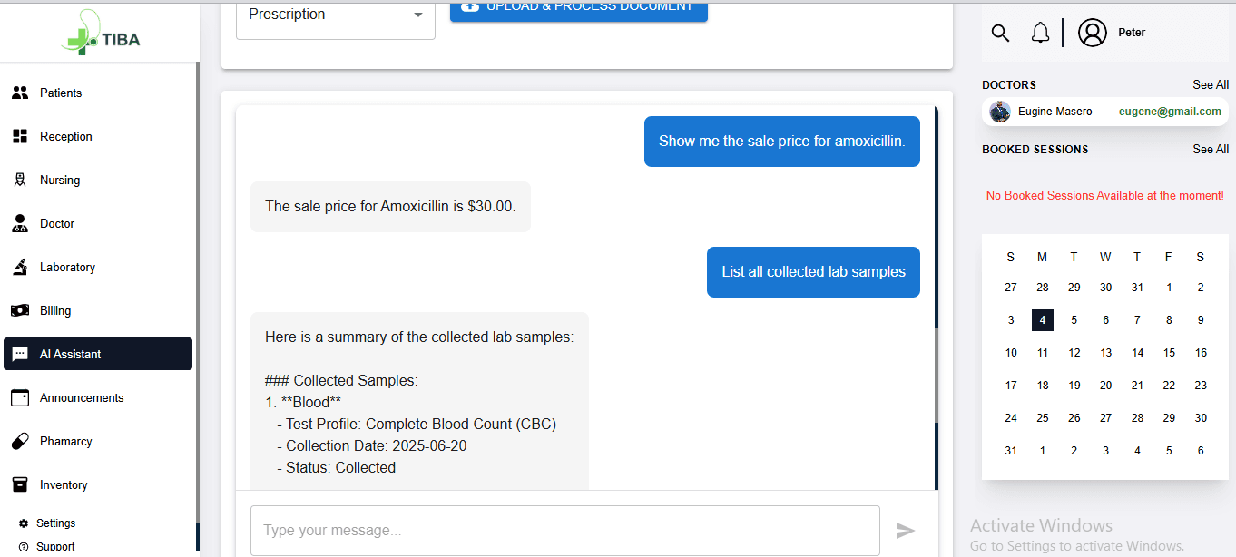 AI Data Retrieval - Intelligent healthcare search interface