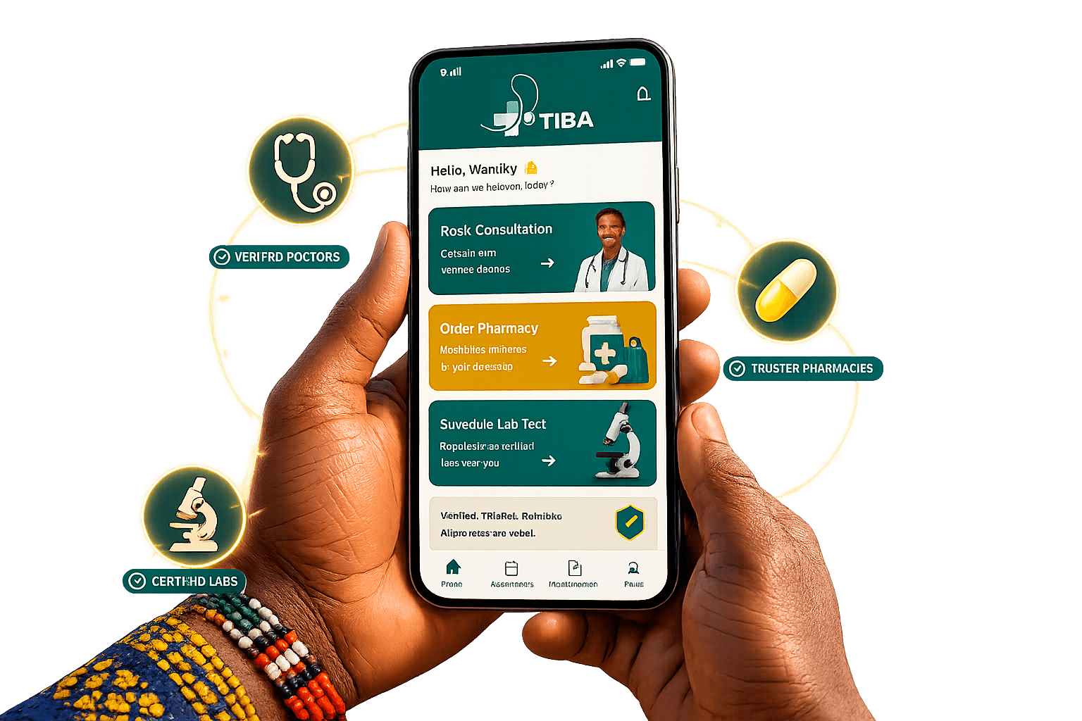 Tiba patient portal on mobile